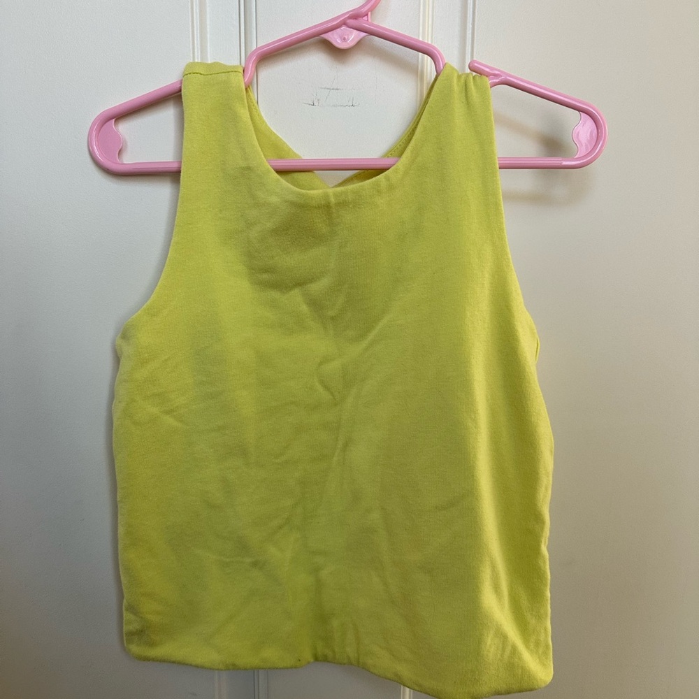 Gap Kids Yellow/Green Tank Top 8